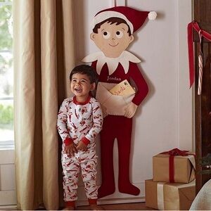 Pottery Barn Kids Christmas Elf on Shelf Letter Holder Sold Out - No monogram